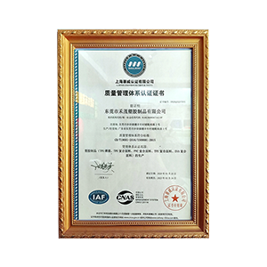 ISO9001-質(zhì)量管理體系認(rèn)證書